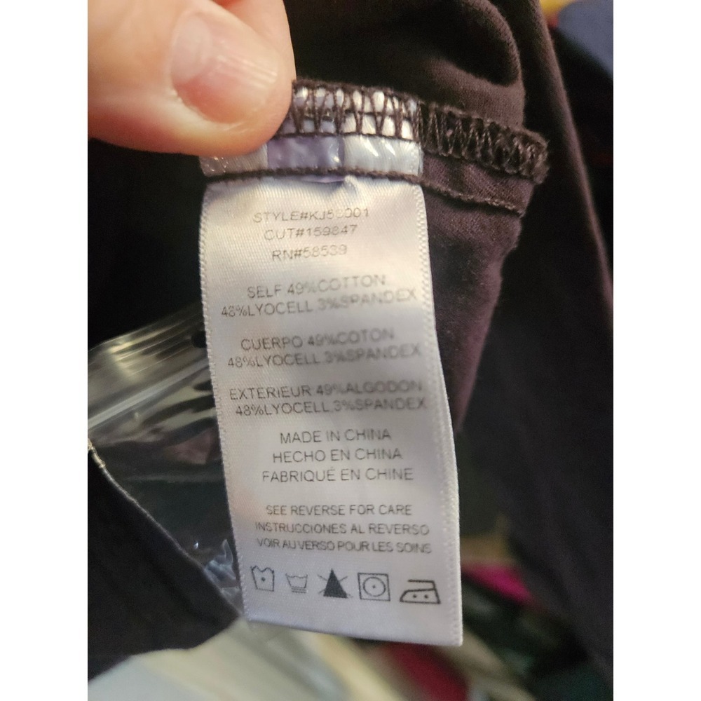 KUT from the Kloth Womens Utility Jacket 30Purple Button Front Pockets Size M - Picture 4 of 4